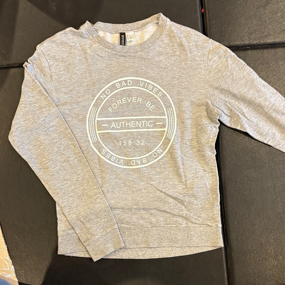 H&M Grey Crewneck